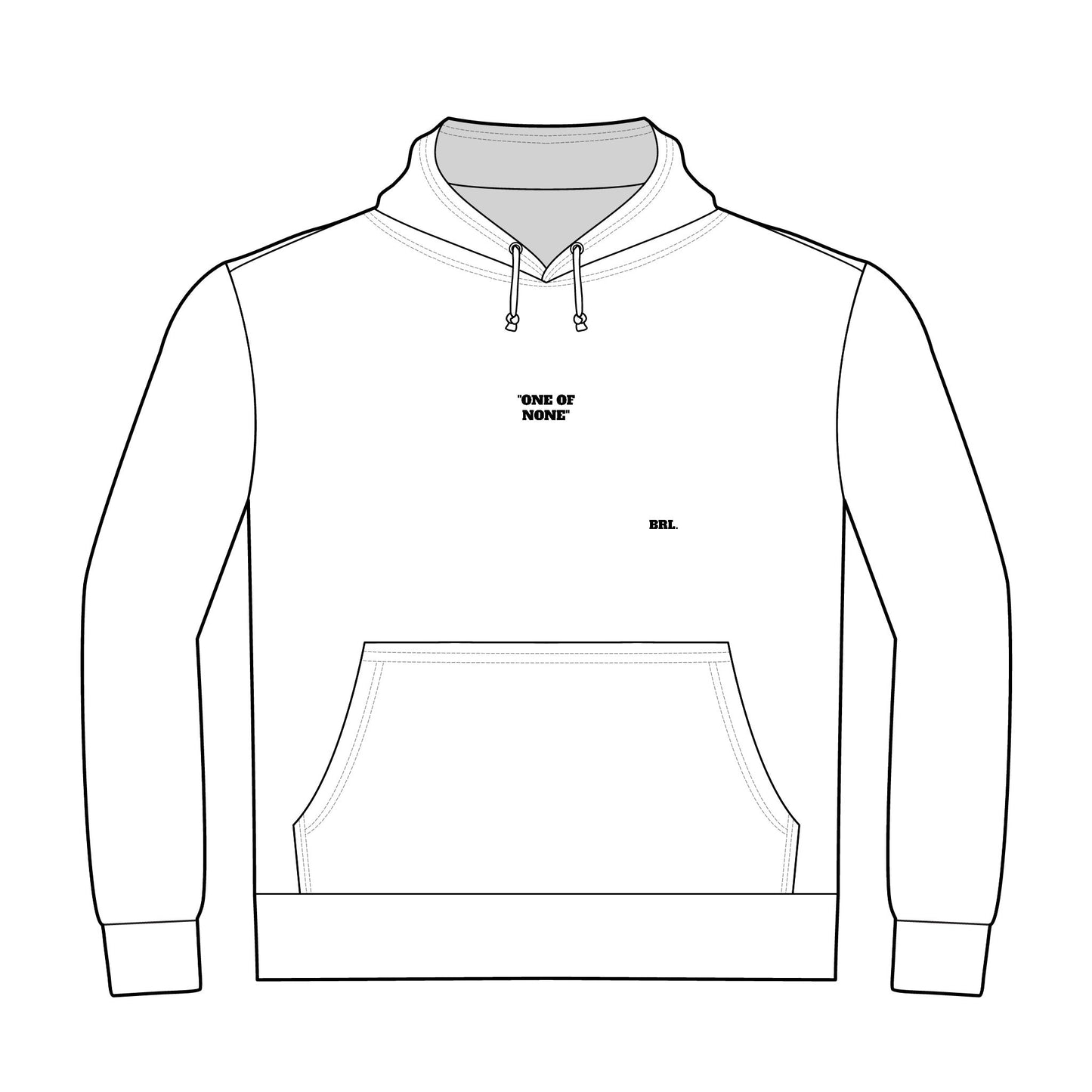 "ONE OF NONE" Heavyweight Hoodie